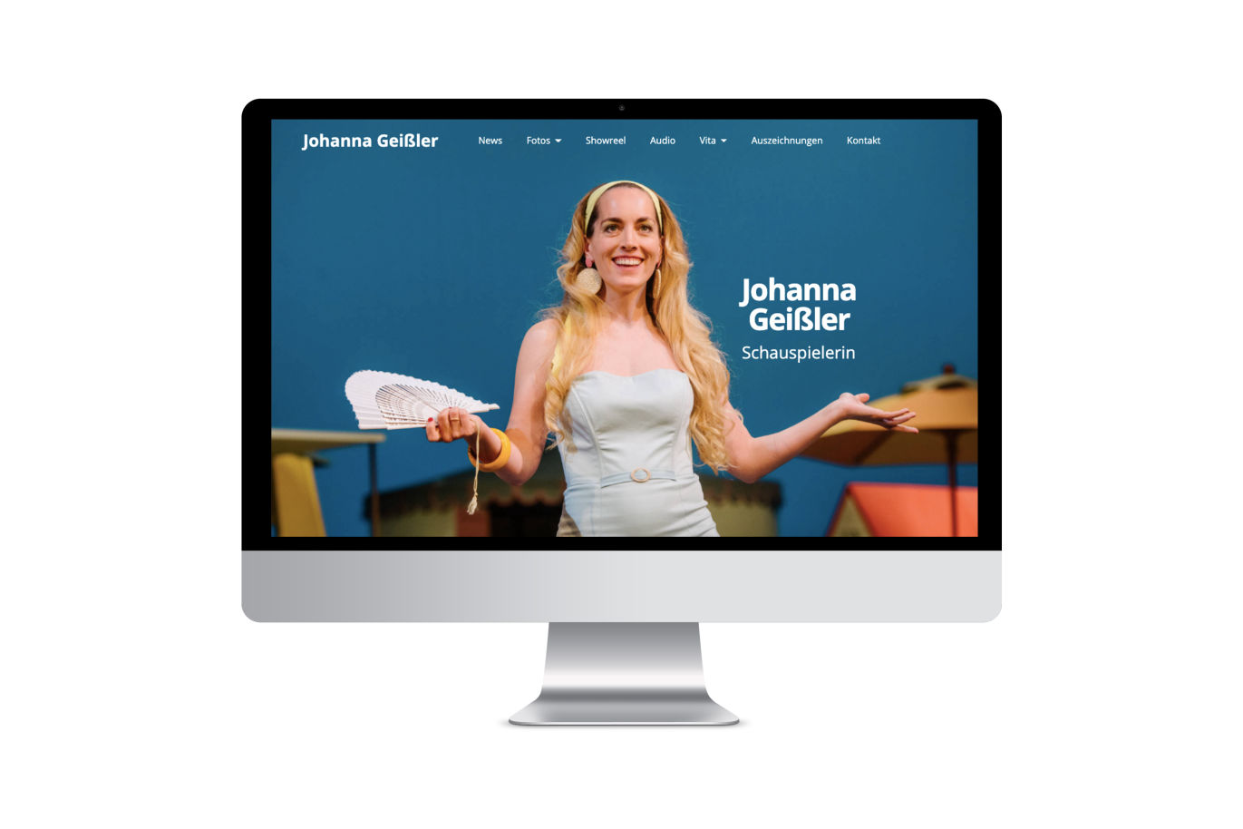 Johanna Geißler Websiten Entwurf